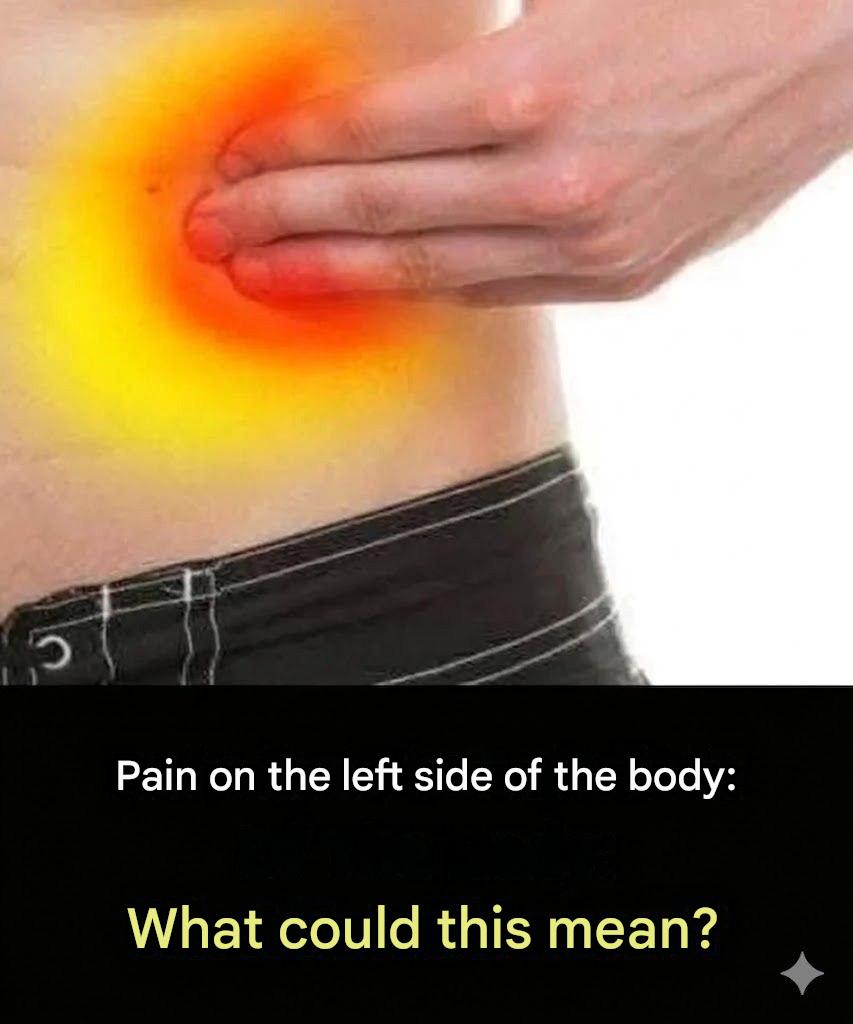 Pain on the left side of the body: what could it mean?