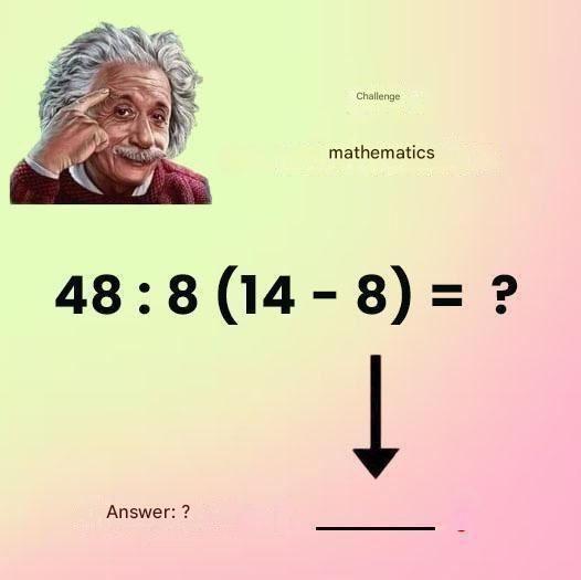 What if you have to solve this math problem?
