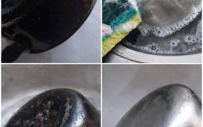Here’s how to clean the underside of pots and pans to make them look like new