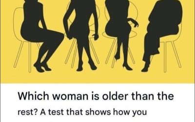 Which of these women is older than the others? A test that shows how you treat others.
