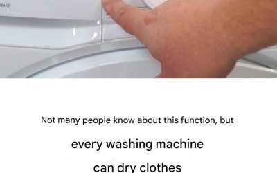 Ten out of ten washing machines have a drying function, but only a few are aware of its existence.