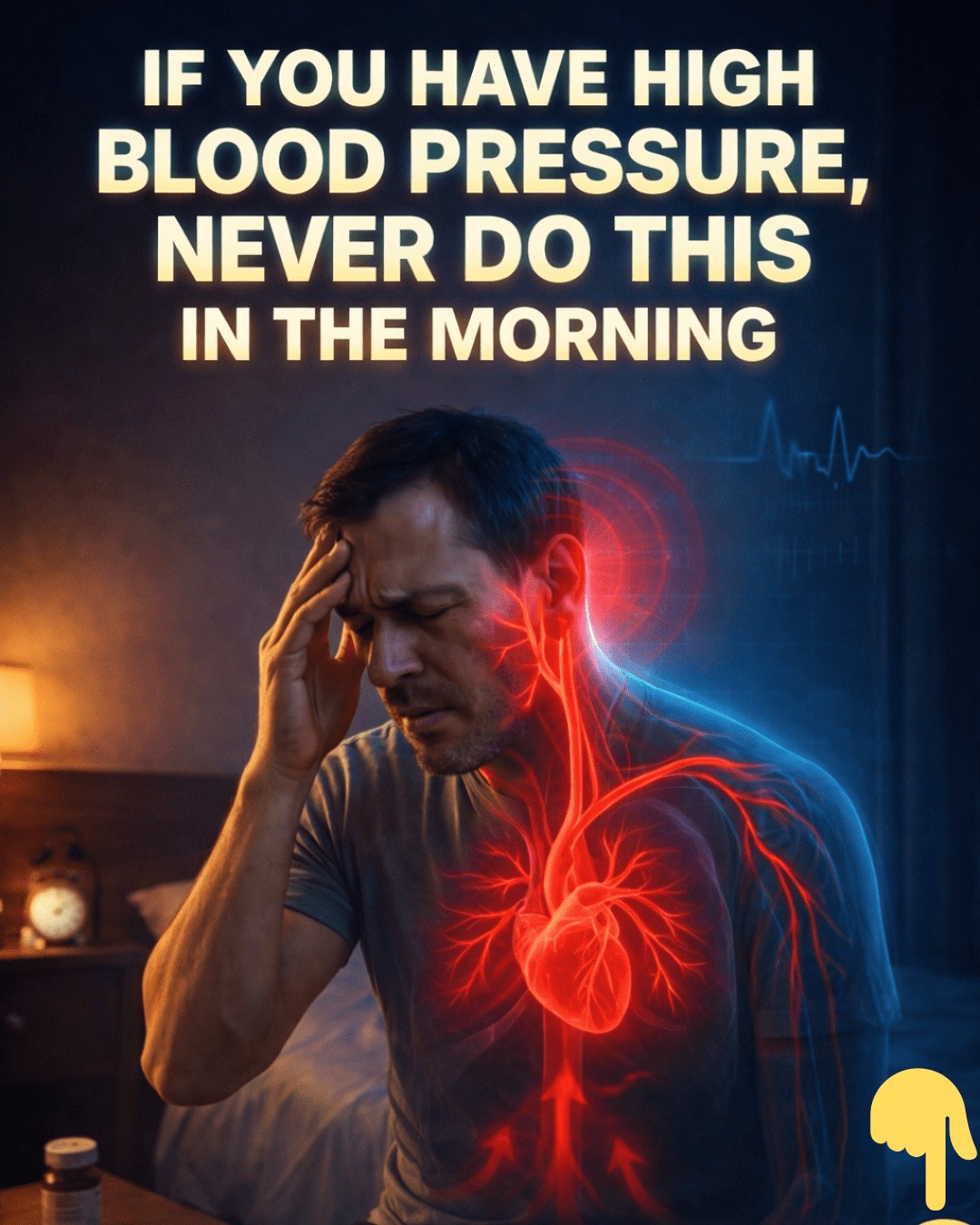If you have high blood pressure, NEVER do this in the morning