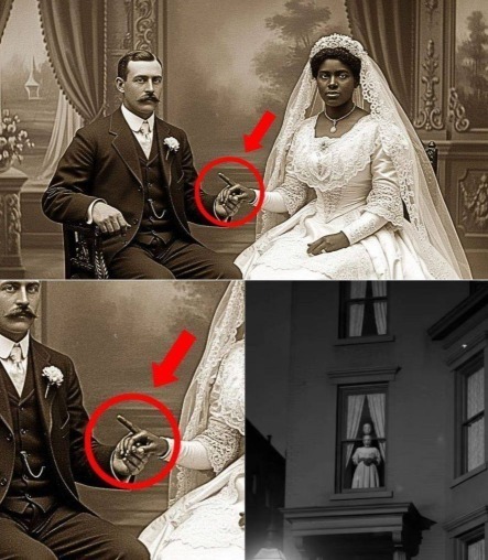 It was just a wedding photo – until a close-up of the bride’s hand revealed a dark secret.