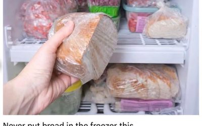 Never put bread in the freezer this way, warns a dietitian!