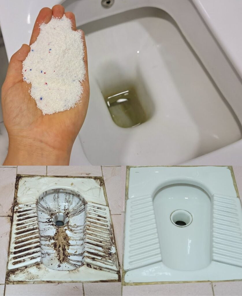 Toilet cleaning: Since I discovered this method, they are always white and shiny! I don’t use chemicals anymore!