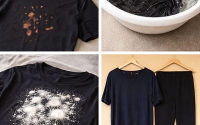 This way you can remove bleach stains from clothes quickly and easily.