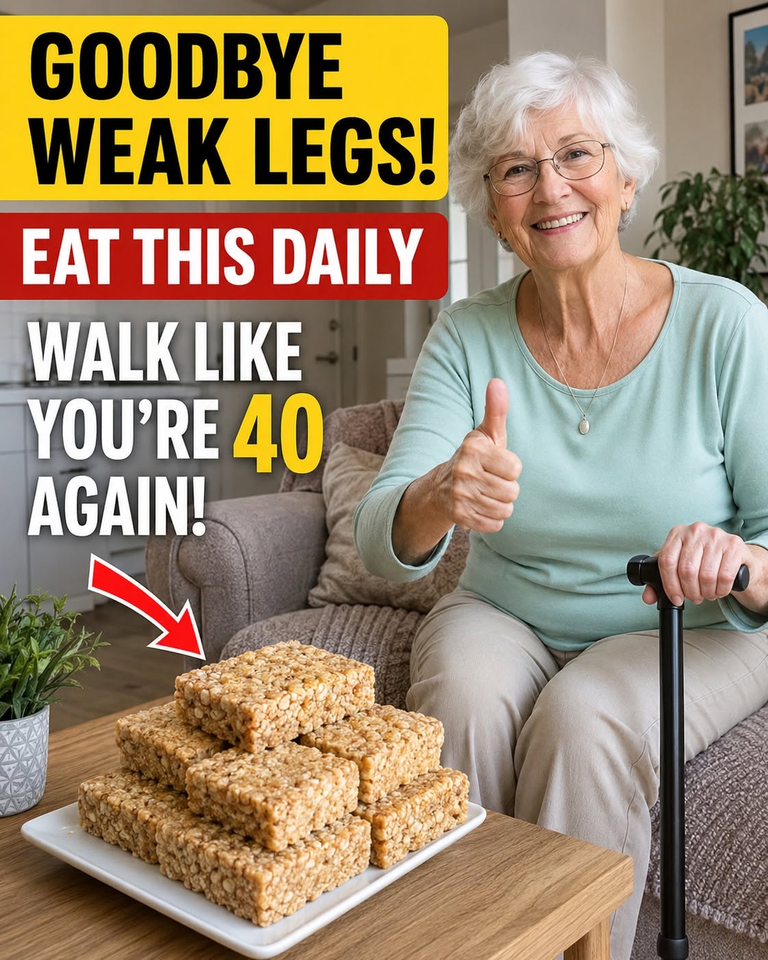 Want stronger legs even after 80? Eat THIS every day (Health tips for seniors)