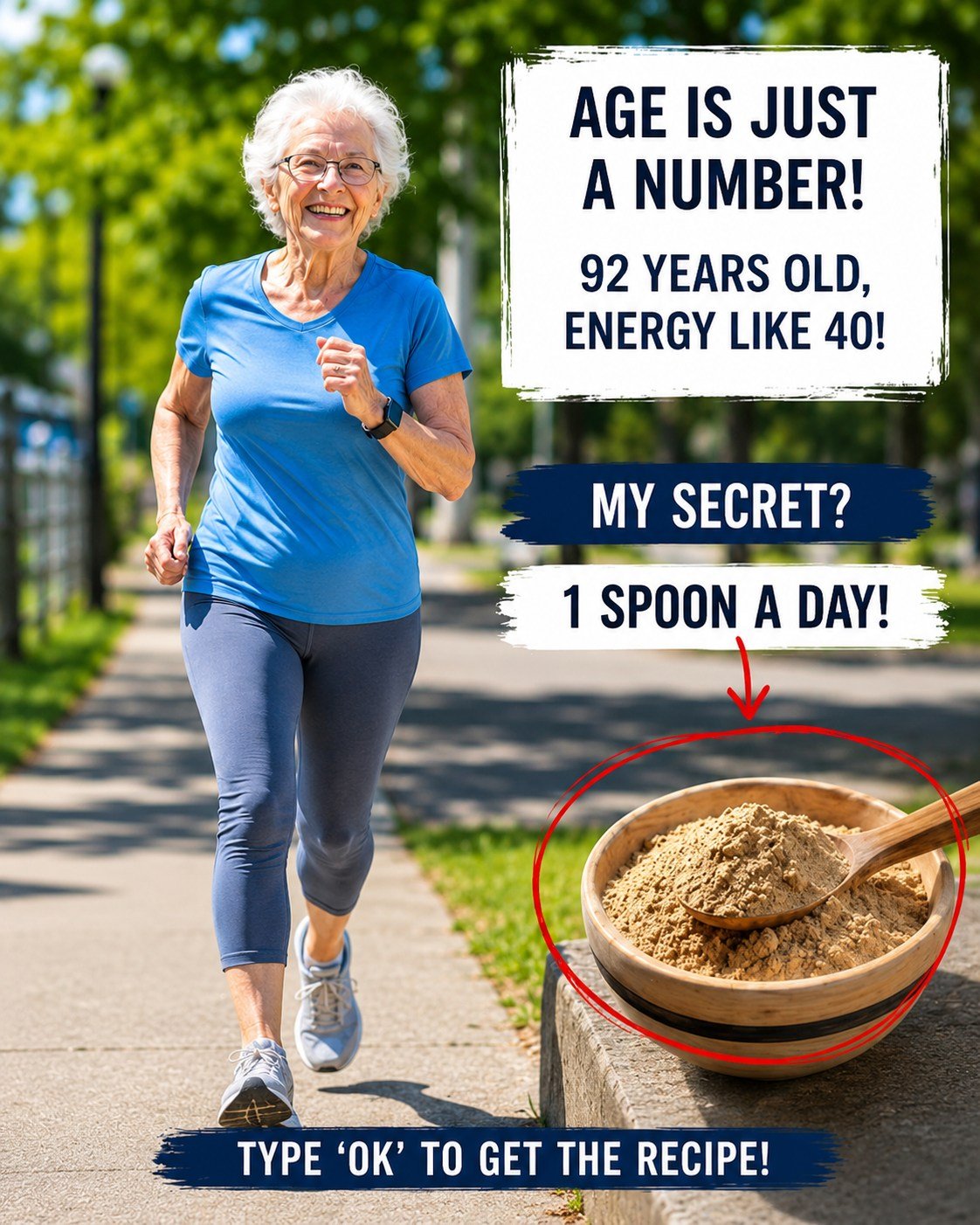 The Secret of a 91-Year-Old Who Has Blood Circulation Like a 40-Year-Old! Just Use This 1 Ingredient Every Day…..“Type ‘OK’ to get the recipe”…RECIPE IS IN THE FIRST COMMENT 💬