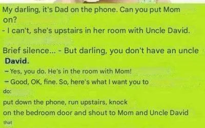 Joke of the day: Mom and Uncle David