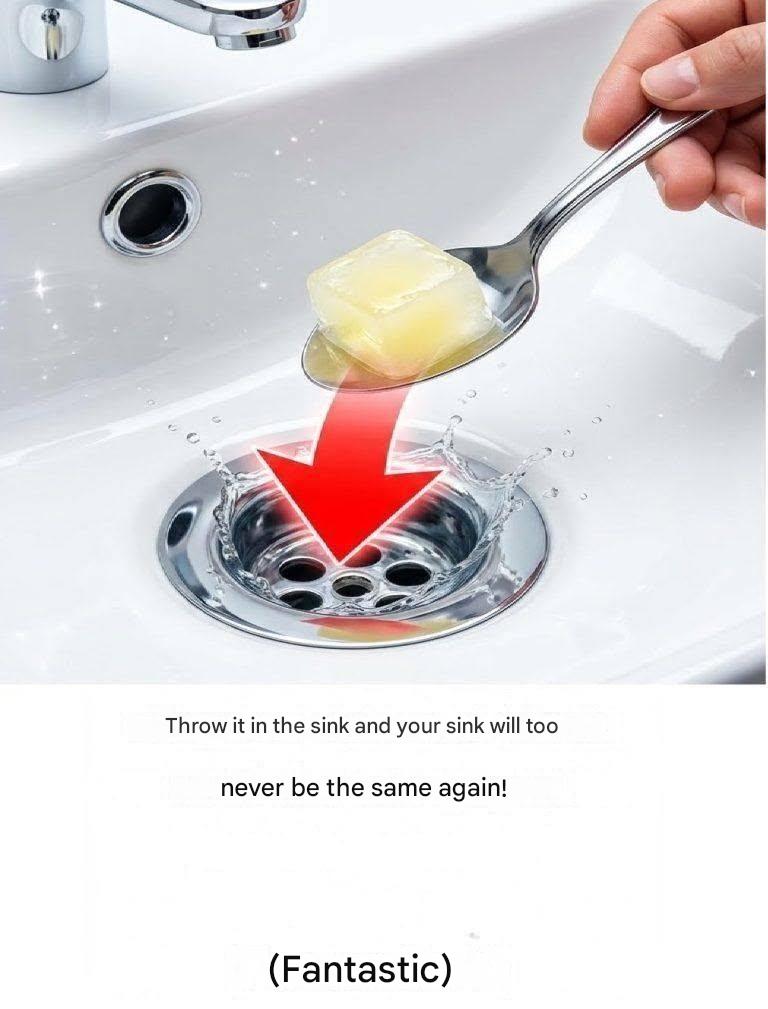 Pour it into the sink and the drain will never clog again!