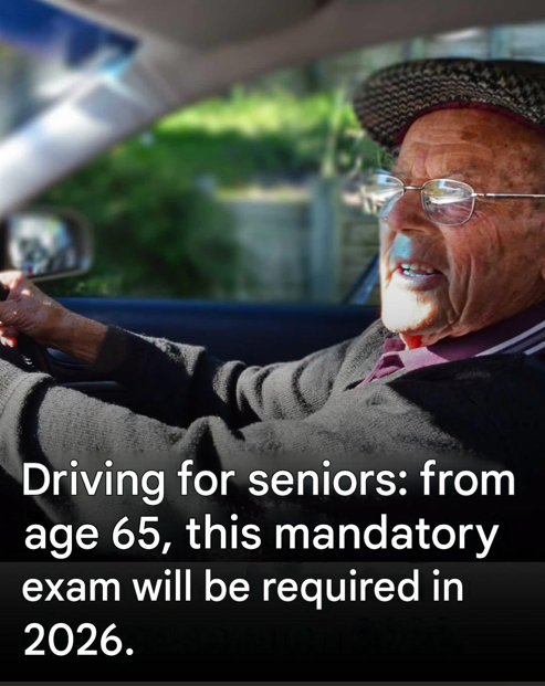Driving for seniors: from age 65, this exam will become mandatory in 2026