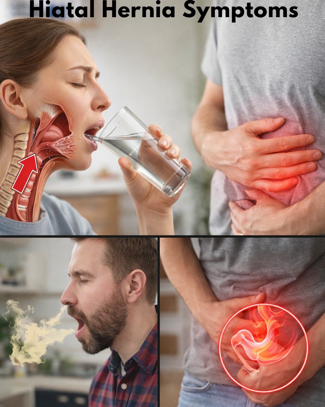 10 symptoms of hiatal hernia you should know!