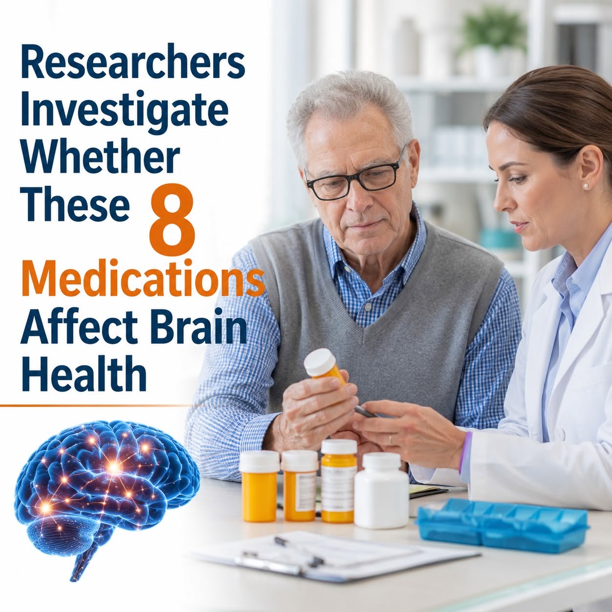 Researchers Investigate Whether These 8 Medications Affect Brain Health