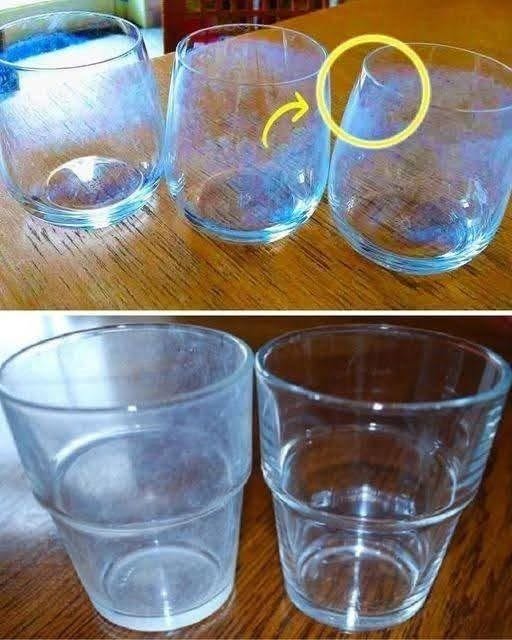 How to remove white patina from glasses and make them sparkle with a brilliant trick