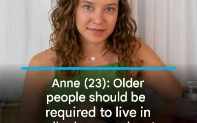 Anne (23): Older people should be required to live in smaller houses – then I would have a better chance of getting a house.