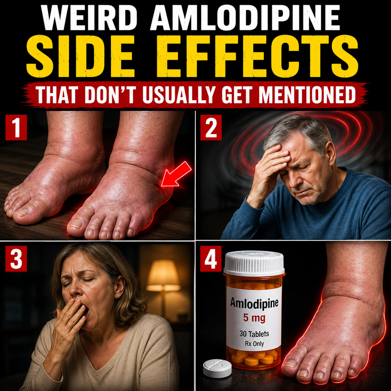 Weird Amlodipine Side Effects That Don’t Usually Get Mentioned